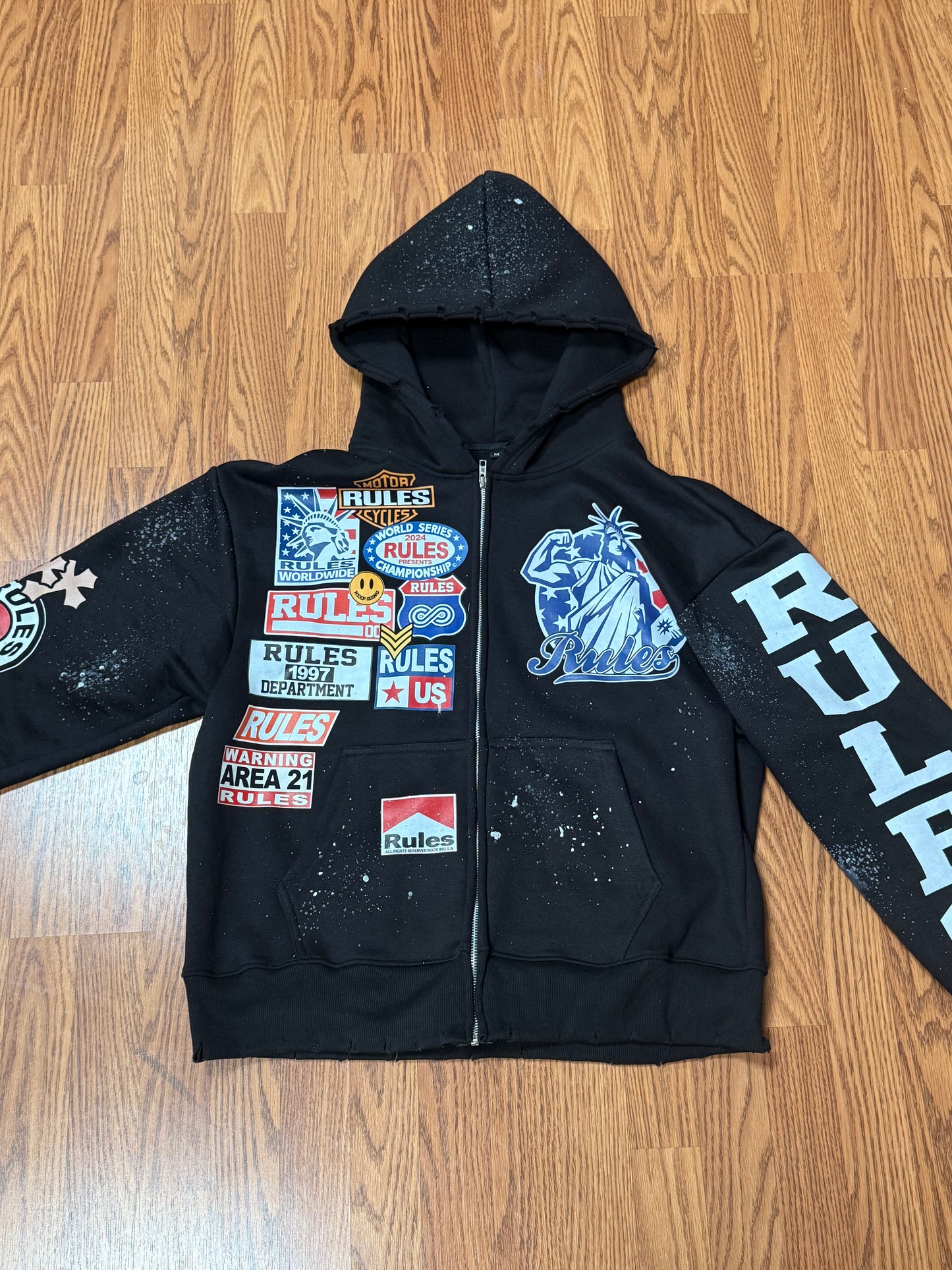 Patch work full zip re released